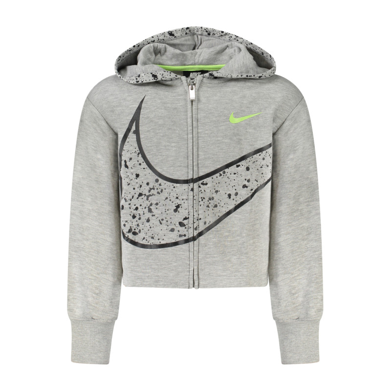SWEAT-SHIRT ZIPPÉ NIKE POUR FILLE, GRIS