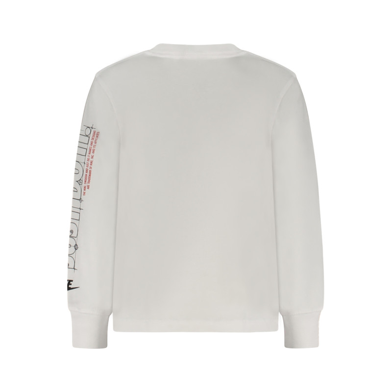 T-SHIRT À MANCHES LONGUES NIKE POUR ENFANT, BLANC