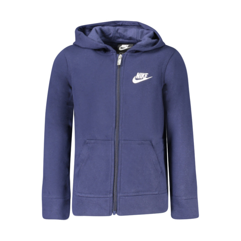 NIKE FELPA CON ZIP BAMBINO BLU