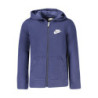 NIKE FELPA CON ZIP BAMBINO BLU