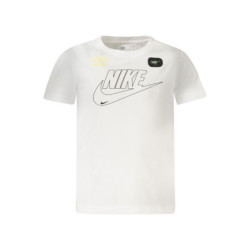 T-SHIRT À MANCHES COURTES NIKE POUR ENFANT, BLANC
