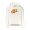 NIKE KIDS' WHITE ZIP-UP SWEATSHIRT