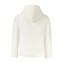NIKE KIDS' WHITE ZIP-UP SWEATSHIRT