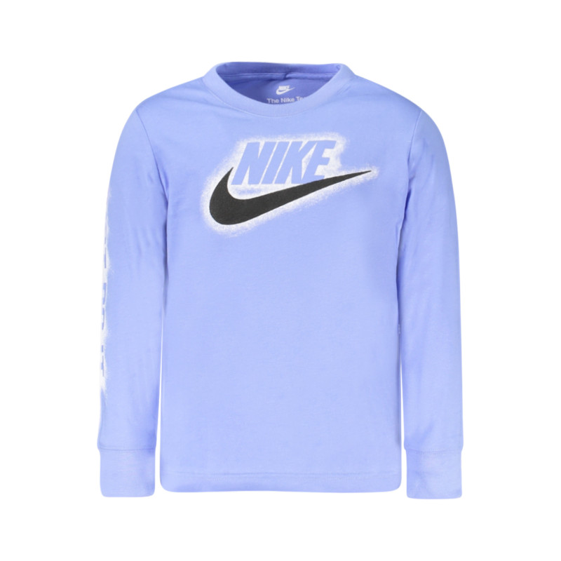 NIKE T-SHIRT MANICHE LUNGHE BAMBINO AZZURRO