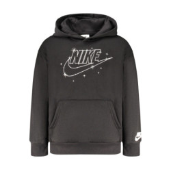 NIKE KIDS' BLACK ZIP-UP SWEATSHIRT
