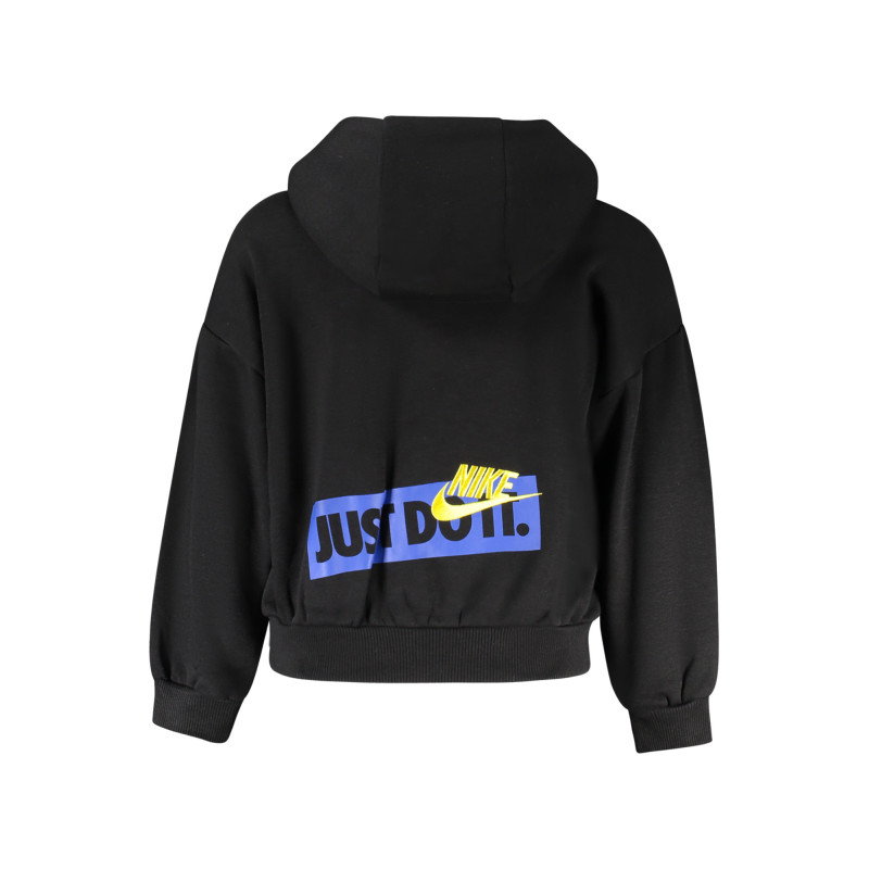 SUDADERA NIKE NEGRA CON CREMALLERA PARA NIÑOS