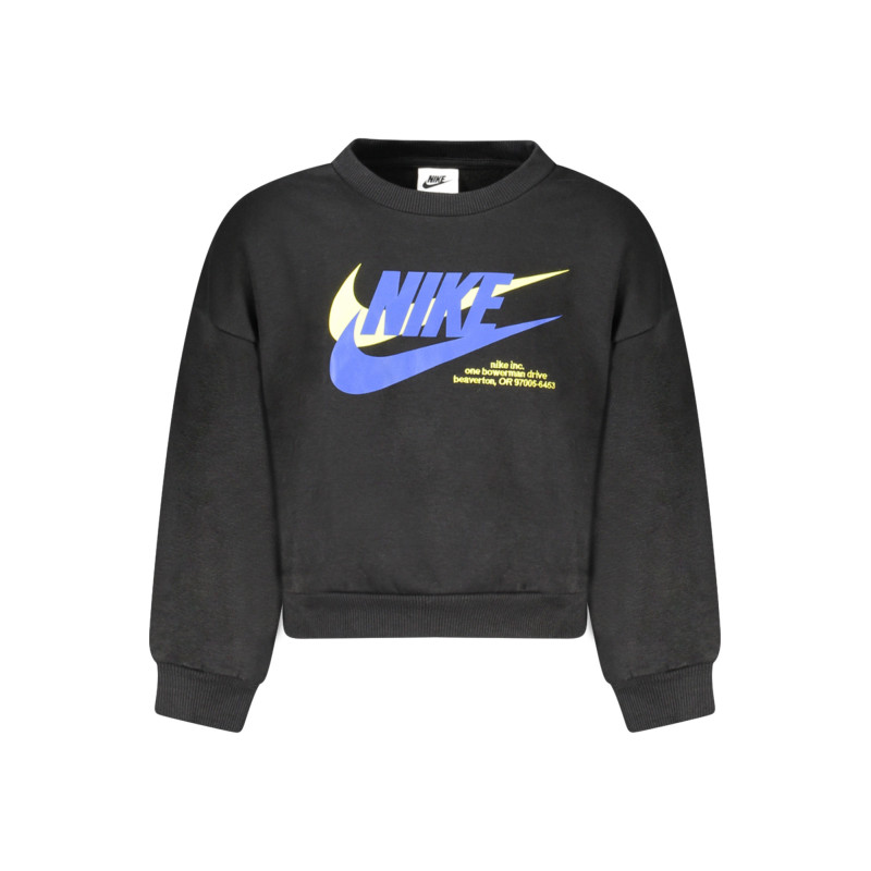 SWEAT-SHIRT ZIPPÉ NOIR NIKE POUR ENFANT