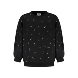 NIKE FELPA SENZA ZIP BAMBINA NERO