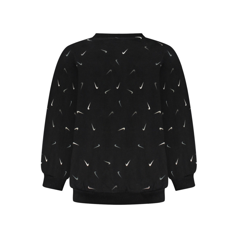 NIKE KIDS' BLACK ZIP-UP SWEATSHIRT