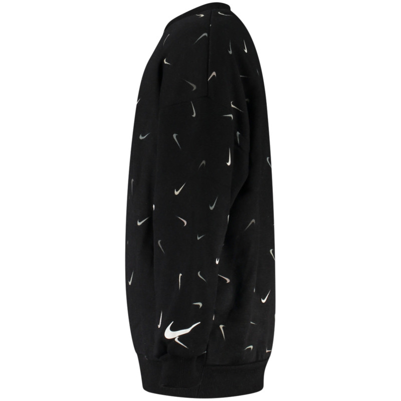 NIKE KIDS' BLACK ZIP-UP SWEATSHIRT