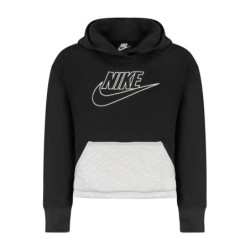 SUDADERA NIKE NEGRA CON CREMALLERA PARA NIÑOS