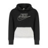 NIKE KIDS' BLACK ZIP-UP SWEATSHIRT