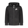 NIKE KIDS' BLACK ZIP-UP SWEATSHIRT