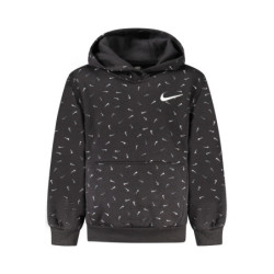 NIKE FELPA SENZA ZIP BAMBINA NERO