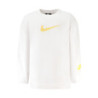 NIKE FELPA SENZA ZIP BAMBINA BIANCO