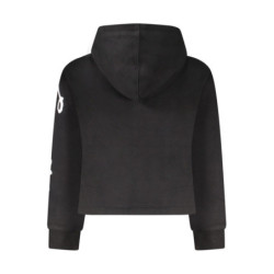 Converse Mädchen Zip-Up Hoodie, Schwarz