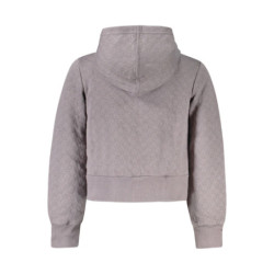 Sudadera con capucha y cremallera para niña de Converse, gris