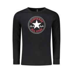 T-SHIRT NOIR À MANCHES LONGUES CONVERSE POUR ENFANTS