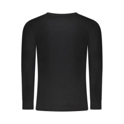 CONVERSE T-SHIRT MANICHE LUNGHE BAMBINO NERO