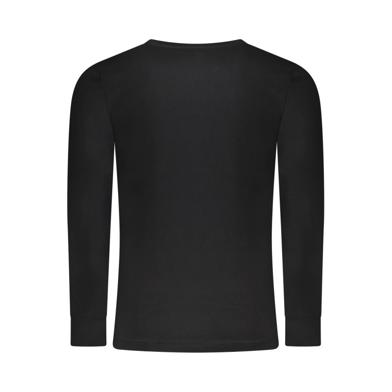 CONVERSE T-SHIRT MANICHE LUNGHE BAMBINO NERO