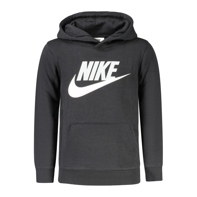 NIKE FELPA SENZA ZIP BAMBINO NERO