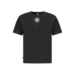 Camiseta de manga corta Converse para niños, negra