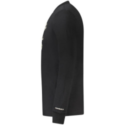 CONVERSE KIDS' BLACK LONG-SLEEVED T-SHIRT