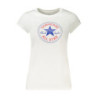 CONVERSE T-SHIRT MANICHE CORTE BAMBINA BIANCO