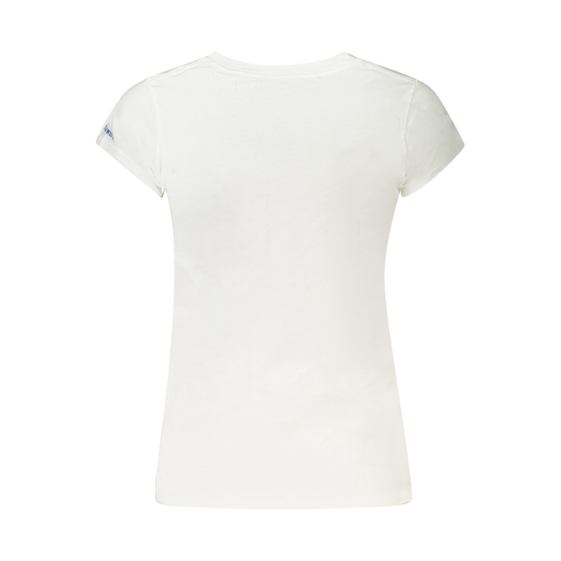 CONVERSE T-SHIRT MANICHE CORTE BAMBINA BIANCO