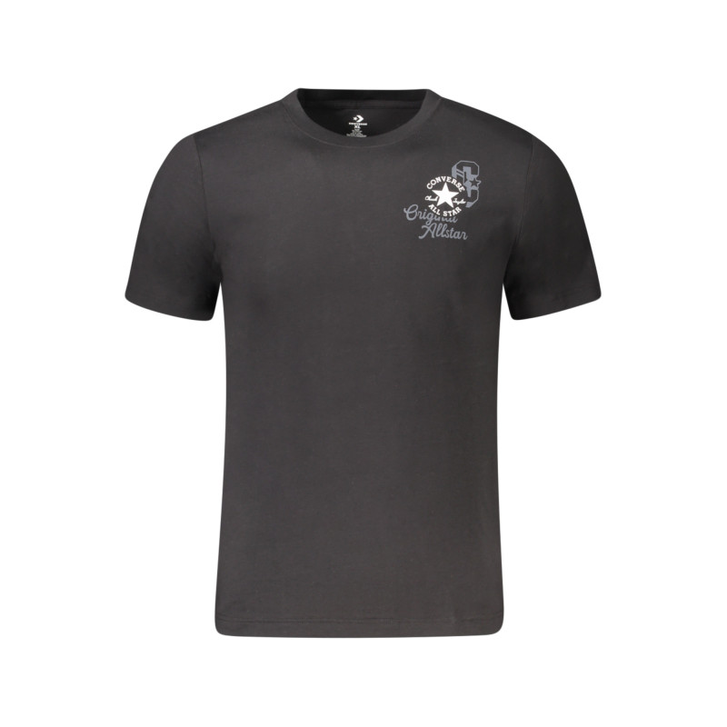 Camiseta de manga corta Converse para niños, negra