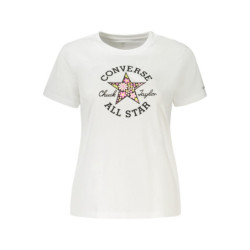 T-shirt à manches courtes Converse pour fille, blanc