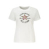 CONVERSE T-SHIRT MANICHE CORTE BAMBINA BIANCO