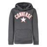 Sweat à capuche zippé noir Converse pour enfants
