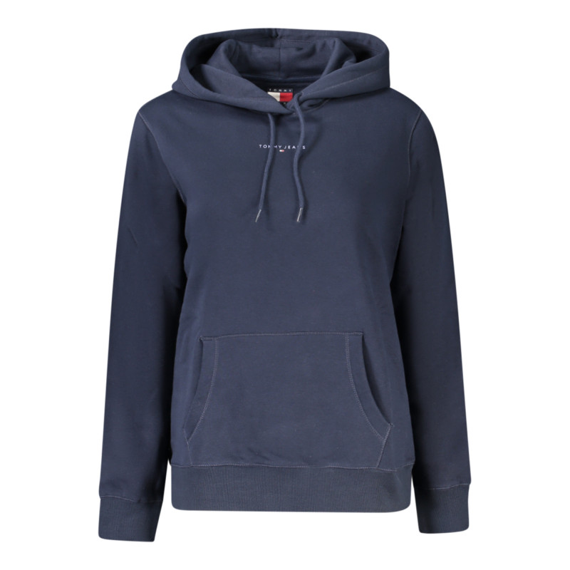 Sweat-shirt zippé bleu Tommy Hilfiger pour femme