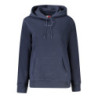 Sweat-shirt zippé bleu Tommy Hilfiger pour femme