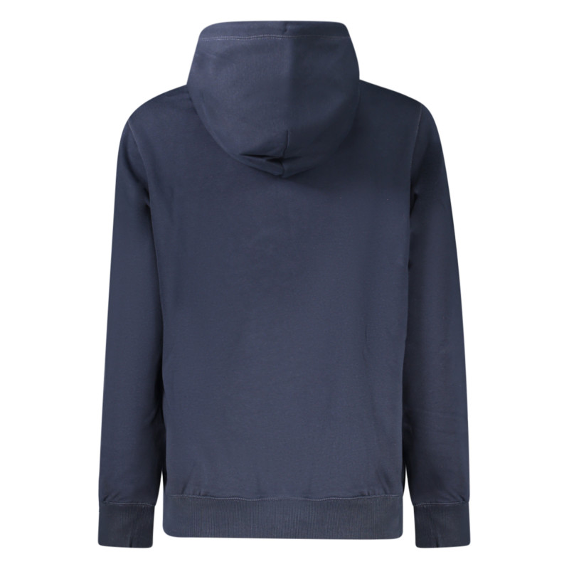 Sweat-shirt zippé bleu Tommy Hilfiger pour femme
