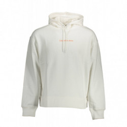 SUDADERA CALVIN KLEIN SIN CREMALLERA HOMBRE BLANCO