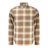 Chemise à manches longues Timberland pour homme, marron