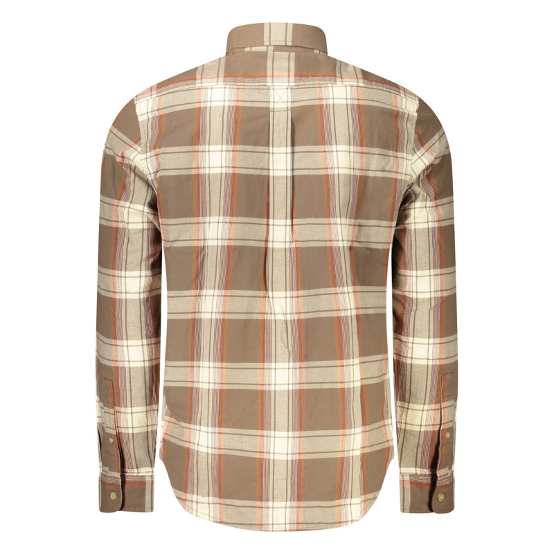 TIMBERLAND MEN'S LONG-SLEEVED SHIRT, BROWN