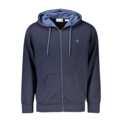 Sweat-shirt zippé bleu Timberland pour homme