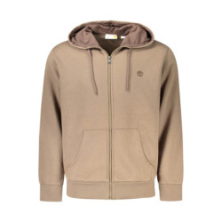 SUDADERA MARRÓN CON CREMALLERA TIMBERLAND PARA HOMBRE