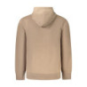 TIMBERLAND MEN'S BROWN ZIP-UP SWEATSHIRT