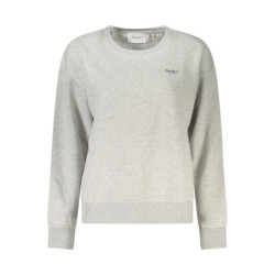 Sweat-shirt zippé gris pour femme PEPE JEANS
