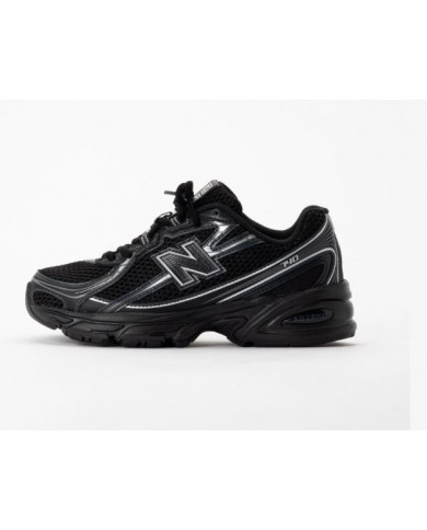 Baskets New Balance Enfant GR740BM Black/Silver Metallic