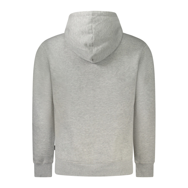 PEPE JEANS MEN'S GRAY ZIP-UP SWEATSHIRT
