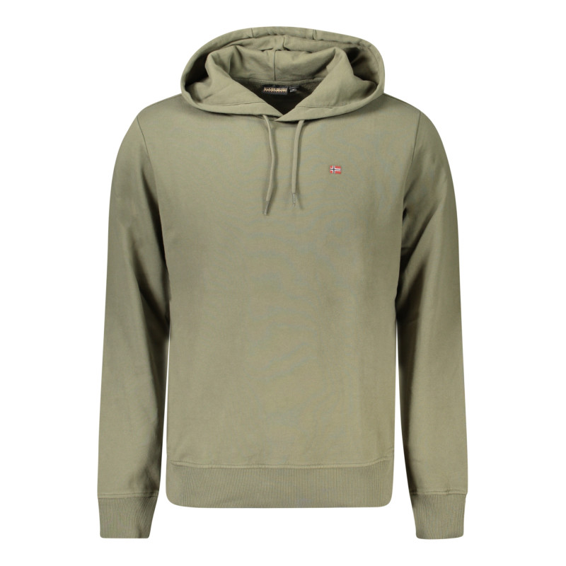 NAPAPIJRI HERREN-SWEATSHIRT MIT ZIP, GRÜN