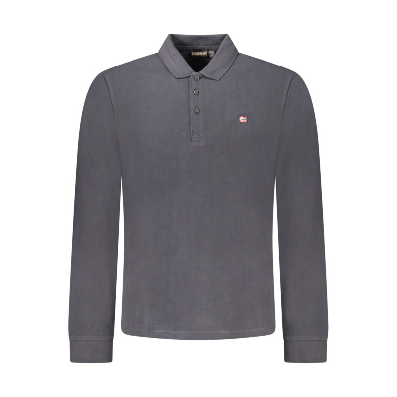 POLO À MANCHES LONGUES POUR HOMME NAPAPIJRI NOIR