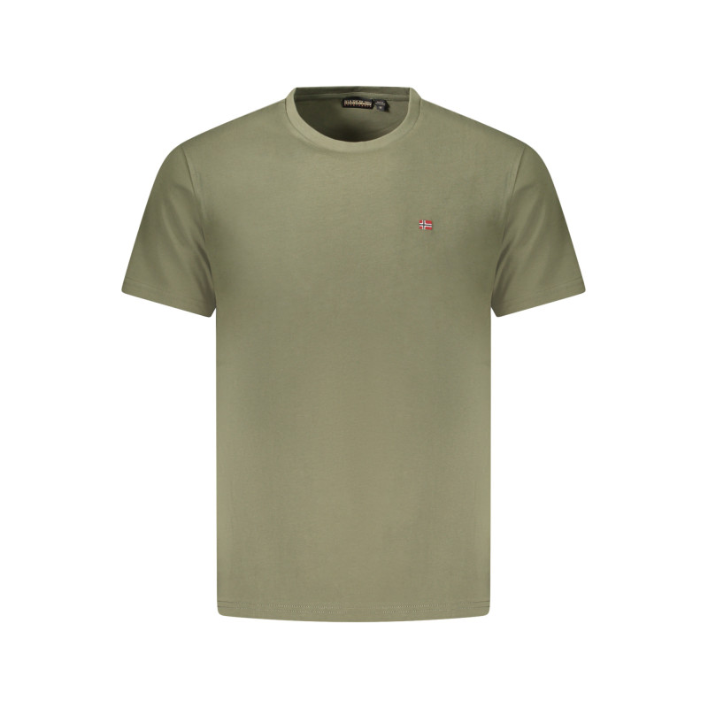 NAPAPIJRI T-SHIRT MANICHE CORTE UOMO VERDE