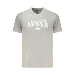 Napapijri Herren Kurzarm-T-Shirt Grau