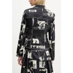 VESTE DE SPORT NOIRE POUR FEMME DESIGUAL